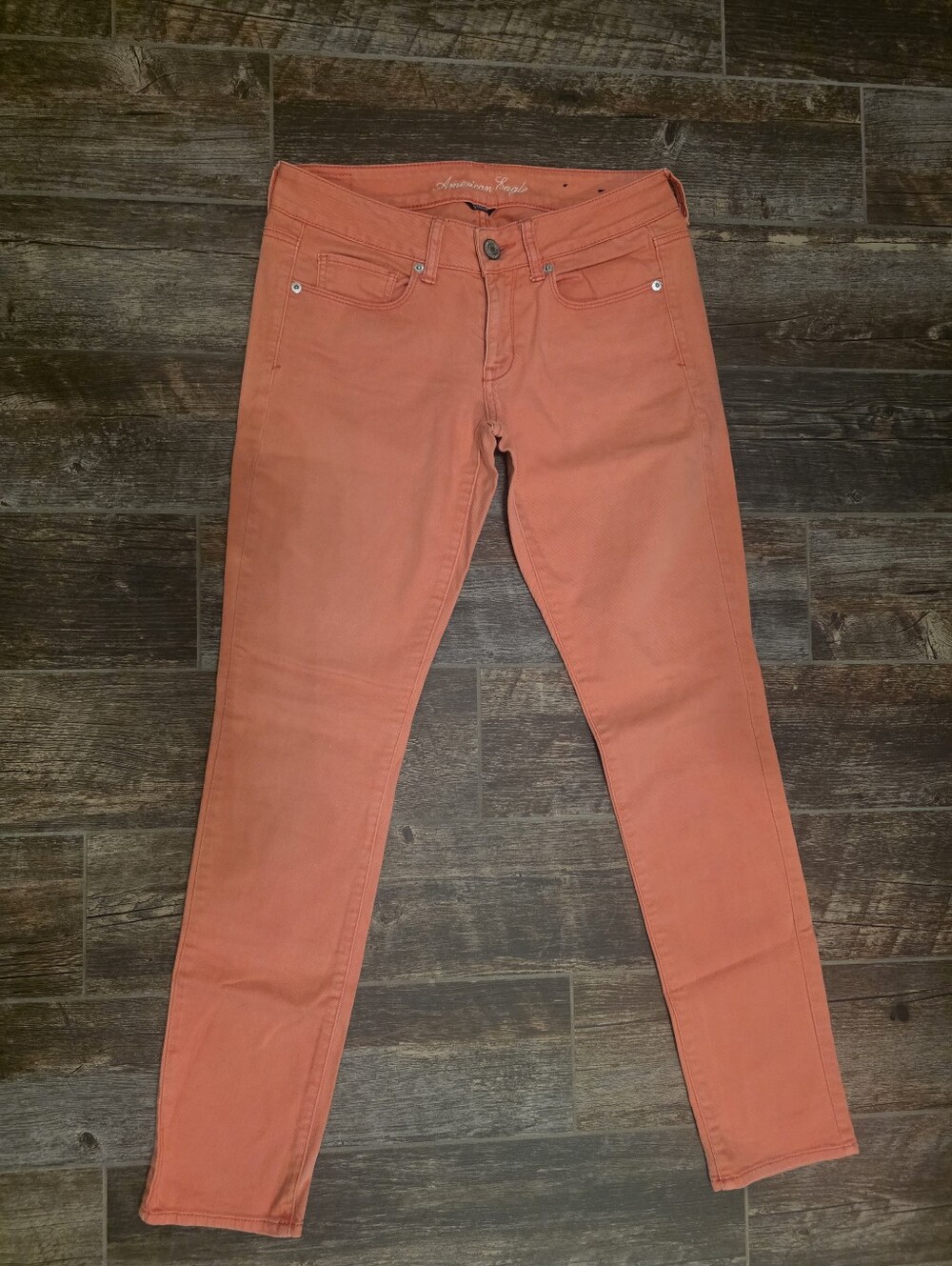 American Eagle Size 6 Pink Skinny Jeans